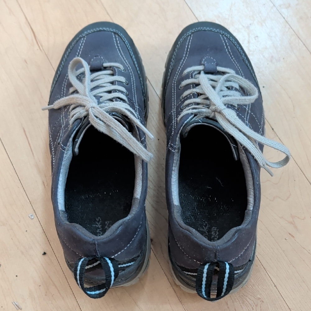 Women's Navy Clarks Wavewalk Waterproof Sneakers/Shoes - Picture 2 of 5